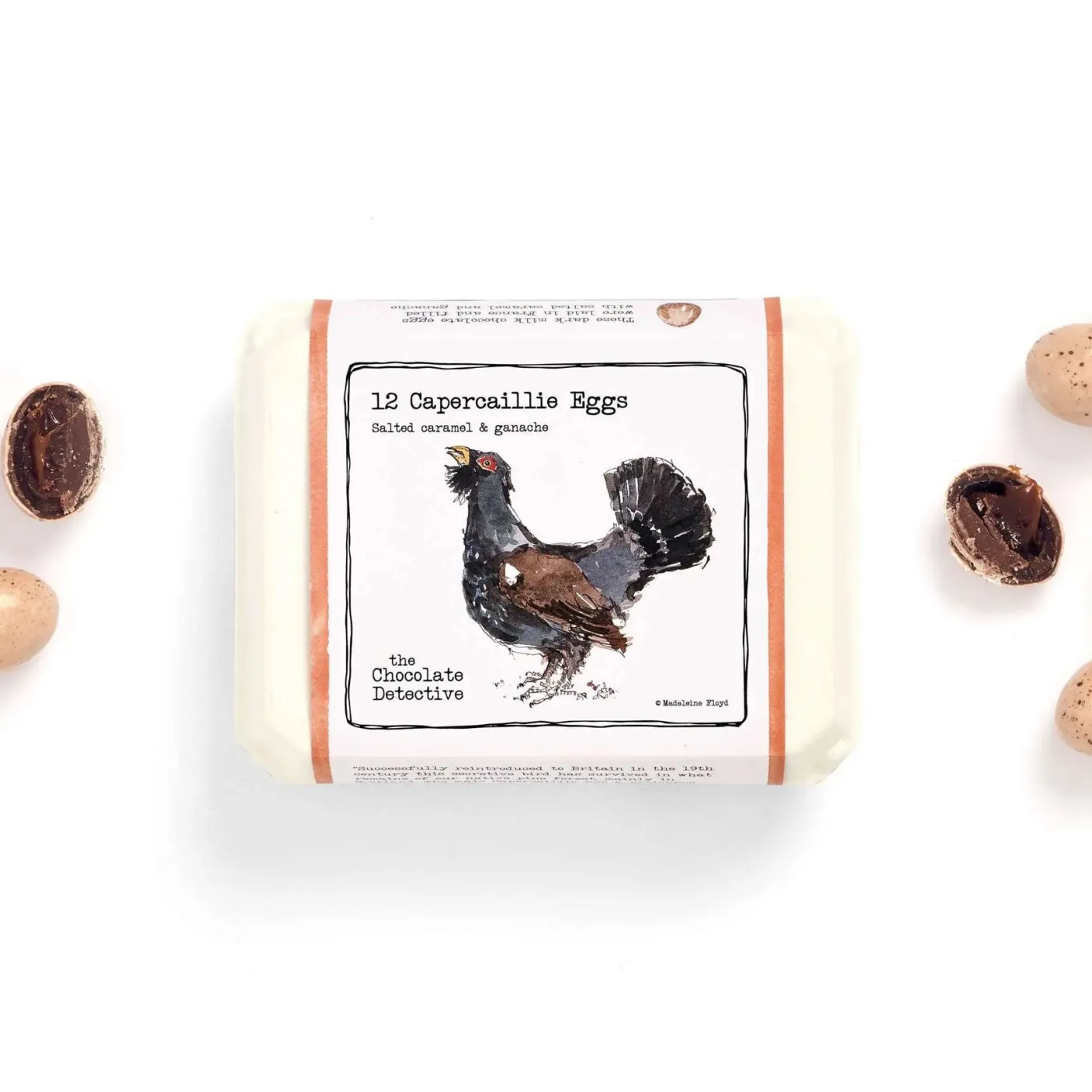12 Capercaillie Eggs by The Chocolate Detective