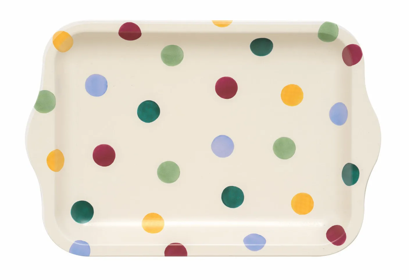 Polka Dot Small Tin Tray