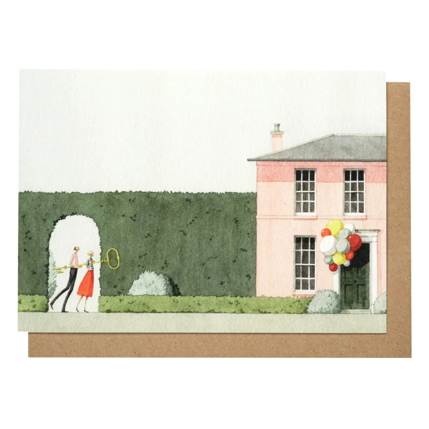 New Home Blank Greetings Card