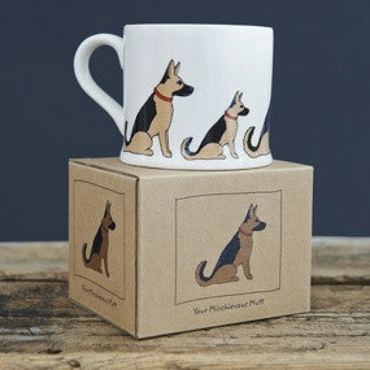 German Shepherd Mug Boxed