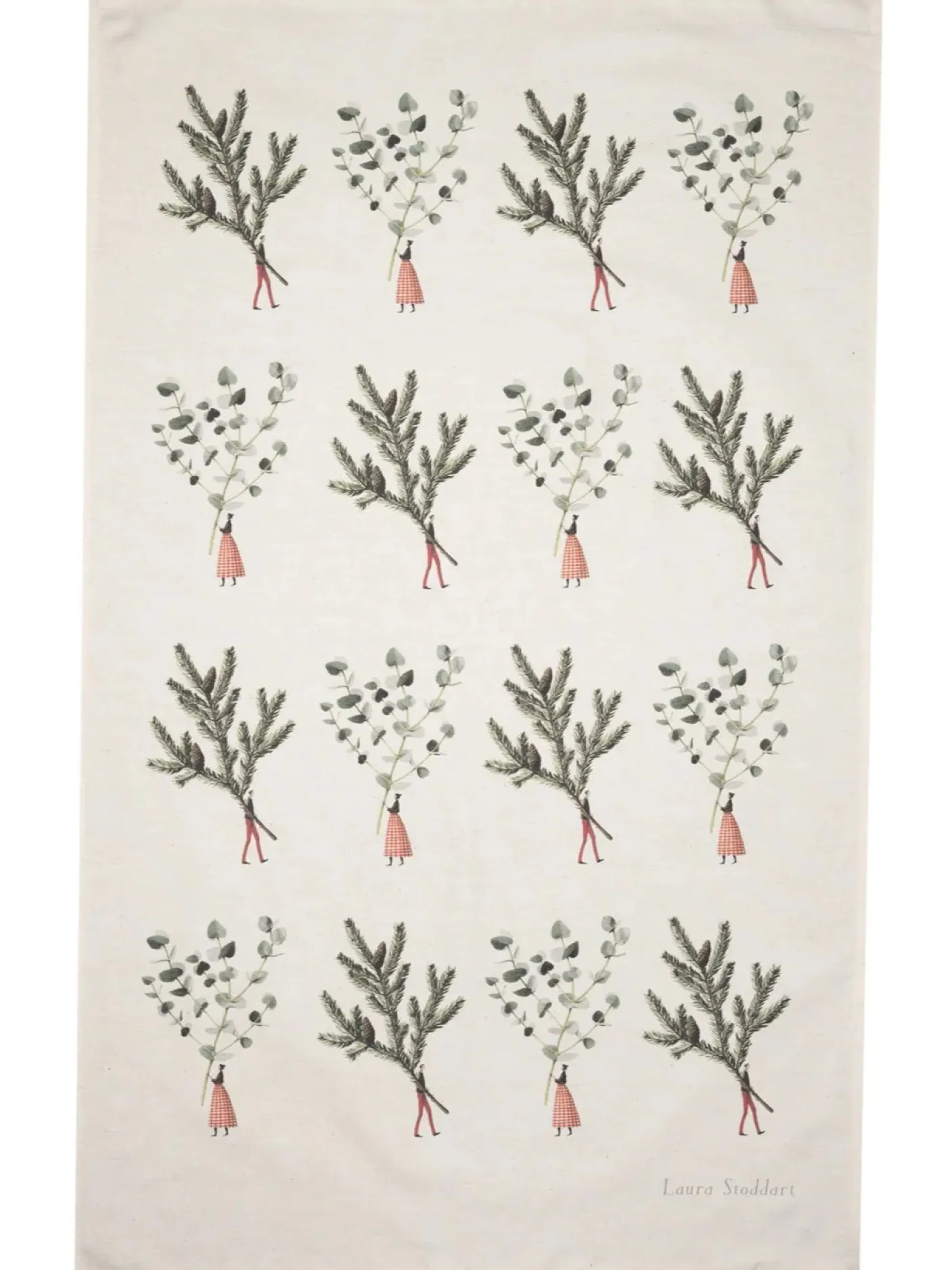 Spruce and Eucalyptus Tea Towel