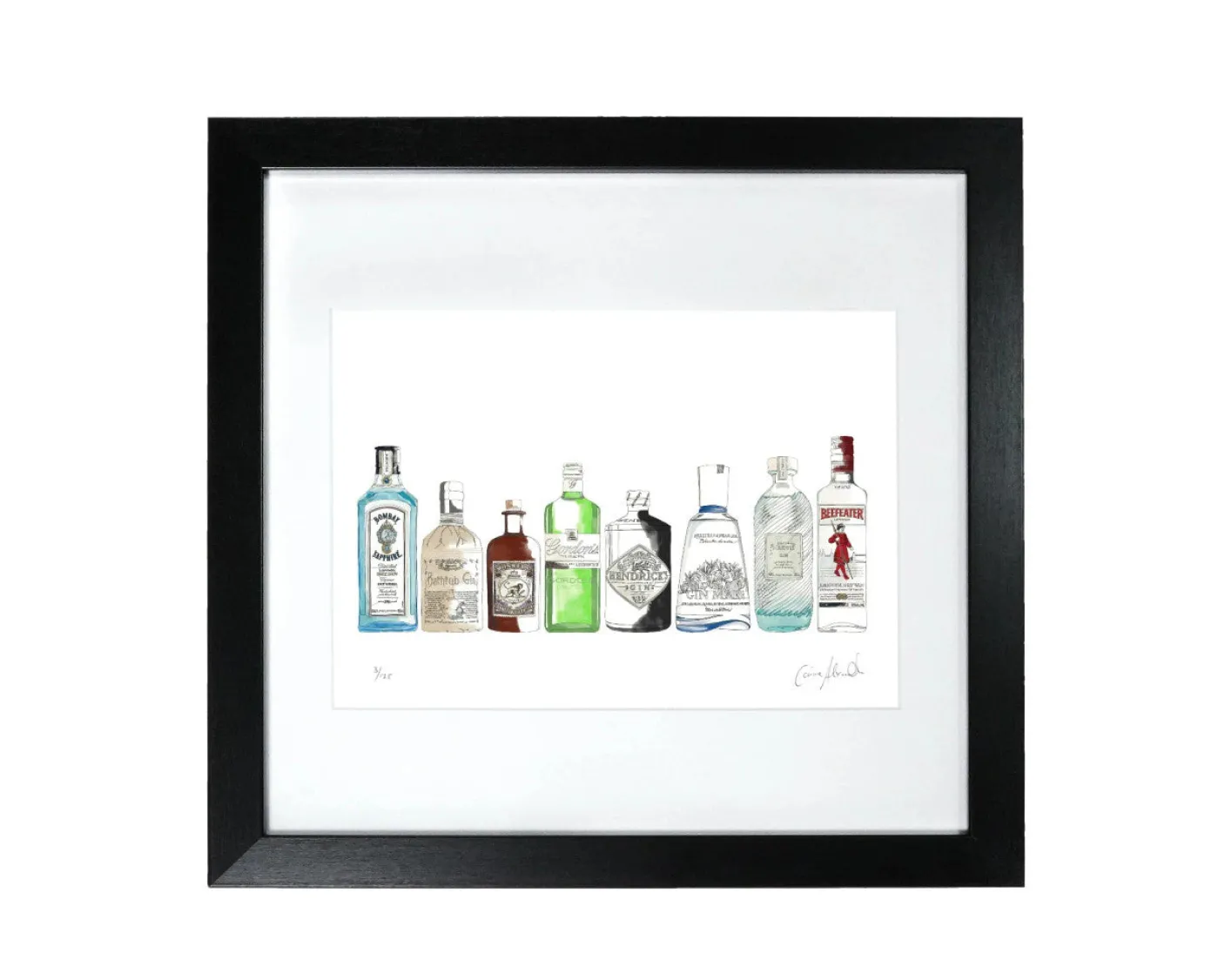 Gin Print by Corinne Alexander
