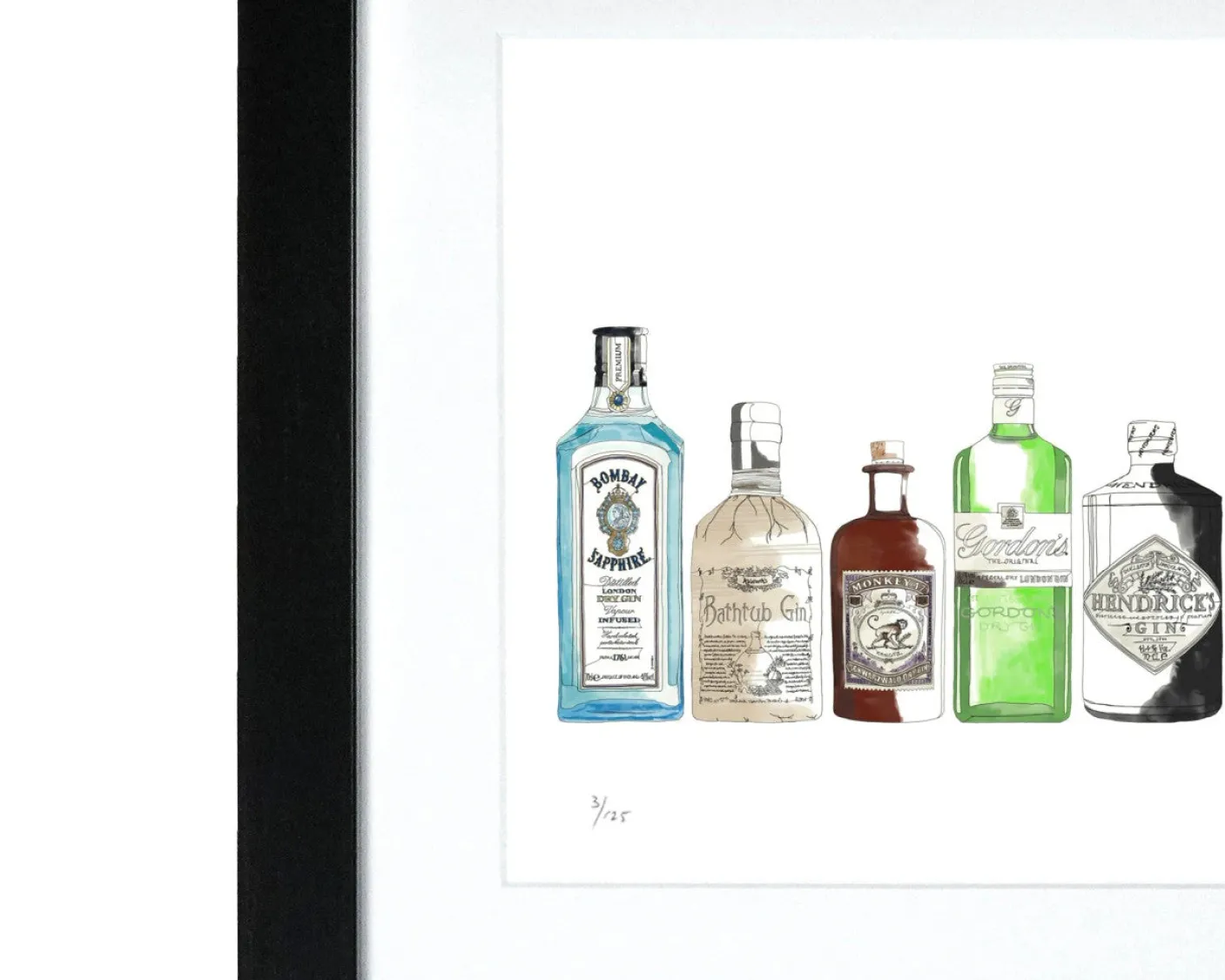 Gin Print by Corinne Alexander