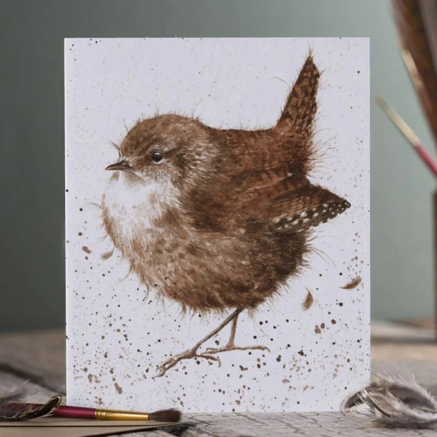 'Jenny Wren' Greetings Card