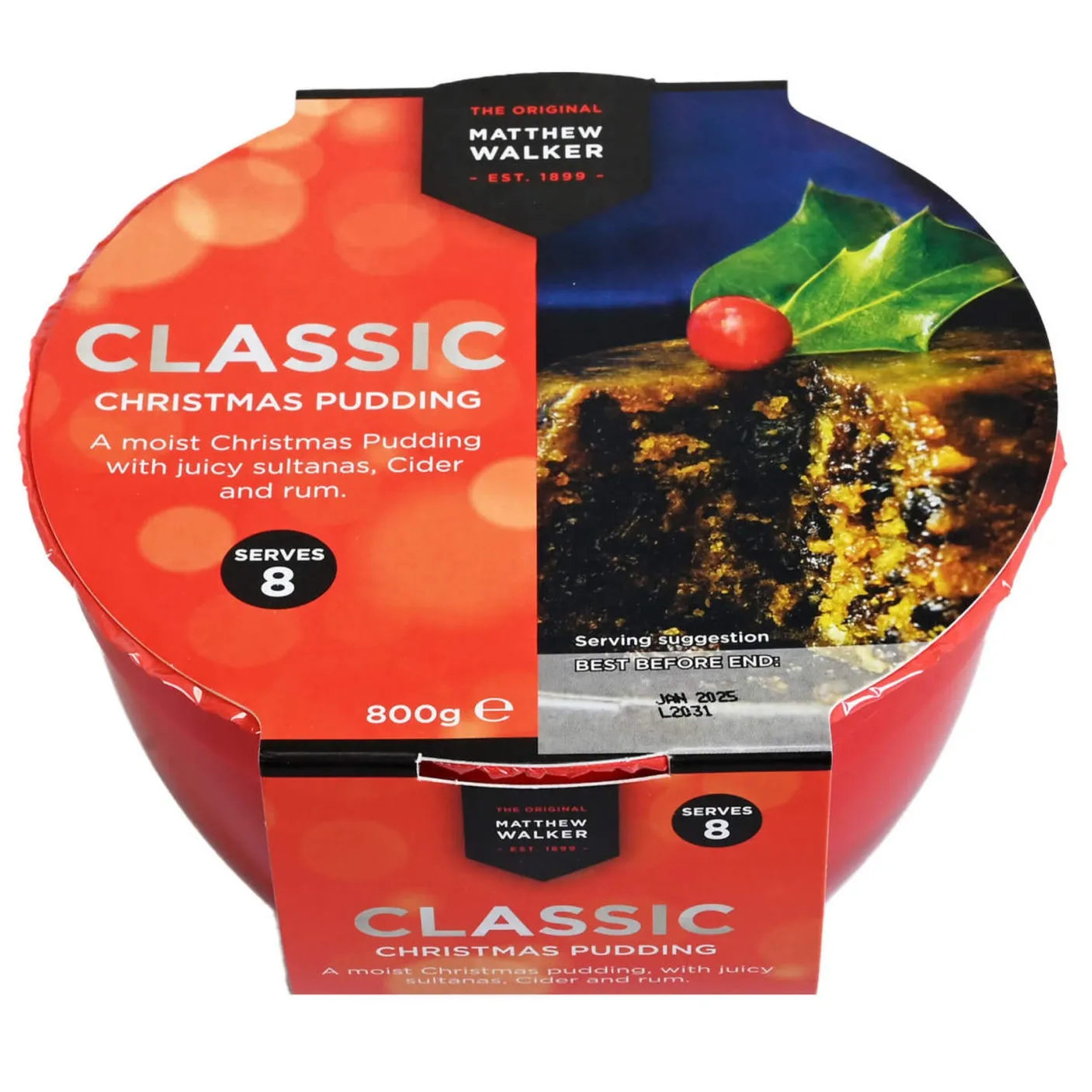 Matthew Walker Classic Christmas Pudding 800g