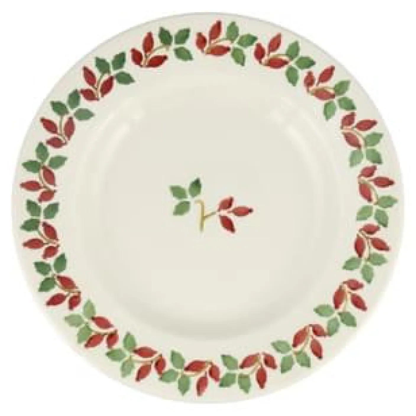 Folk Rosehip 10 1/2 inch plate