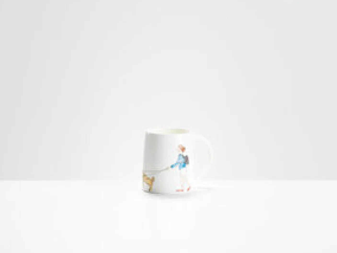 Girl and Two Dogs Mug
