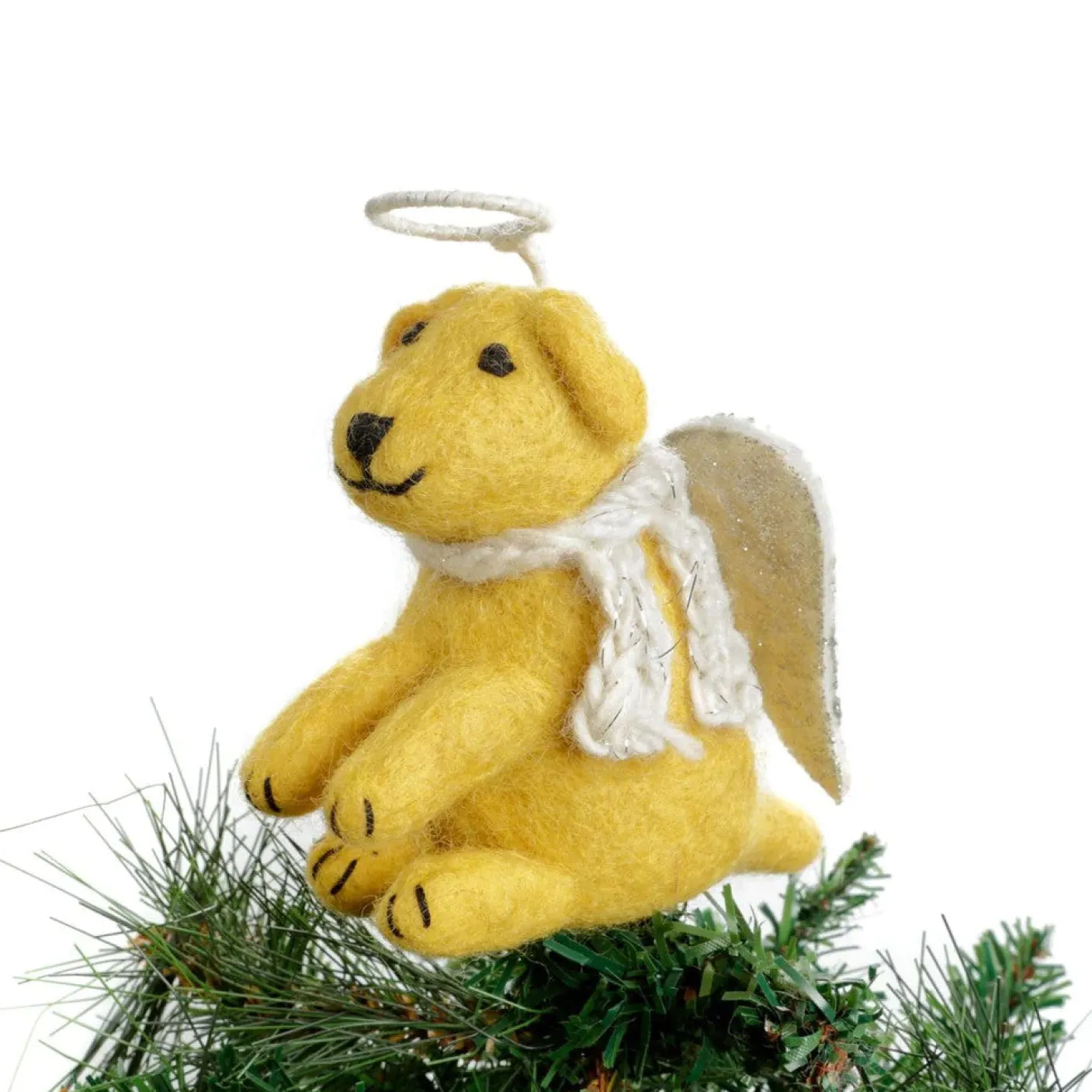 Golden Labrador Tree Topper - Small