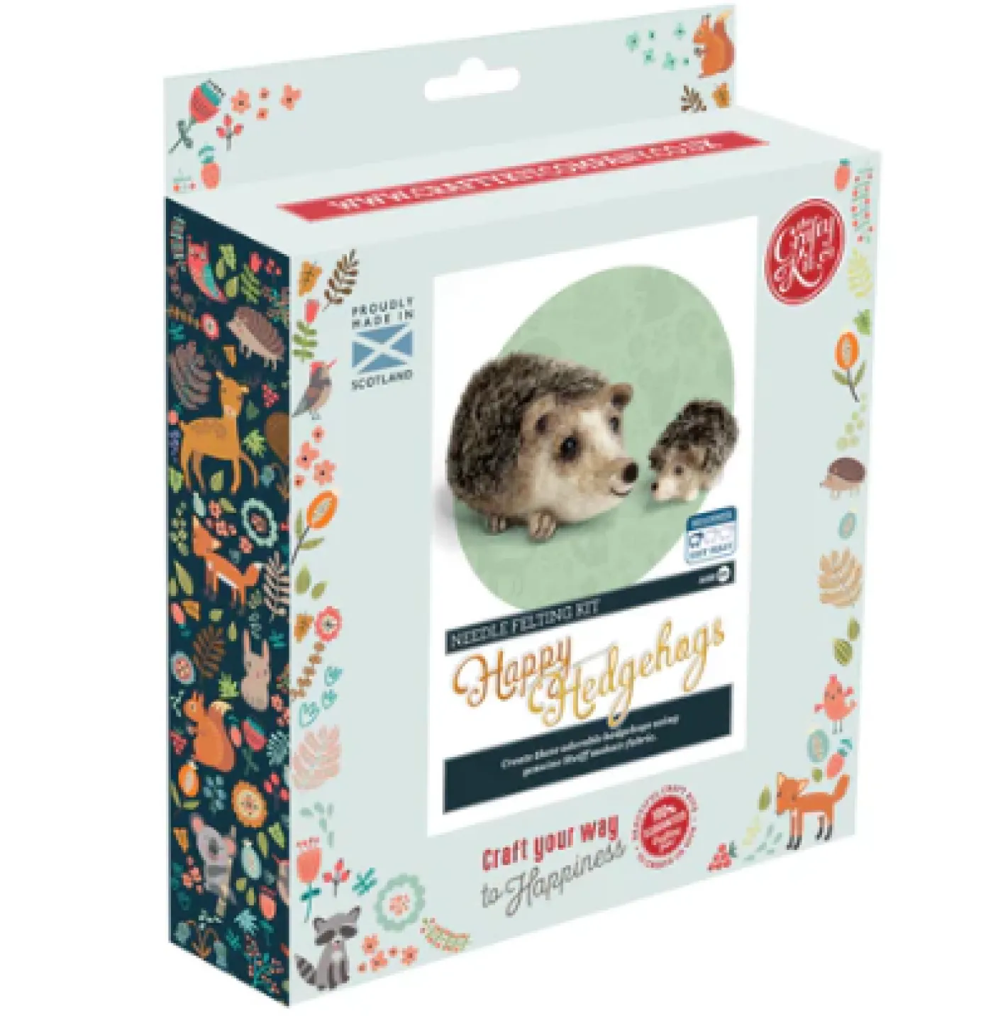 Happy Hedgehogs Needle Felting Kit