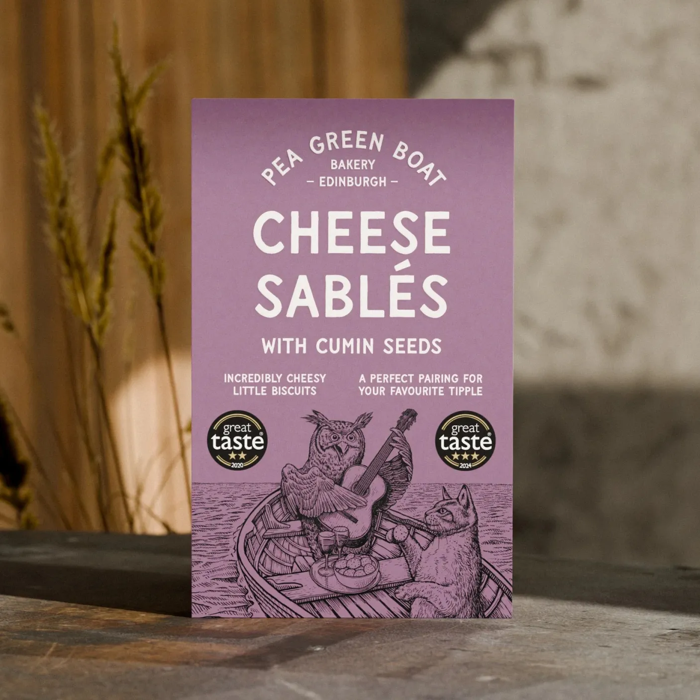 Pea Green Boat Bakery Cheese Sablés with Cumin Seeds