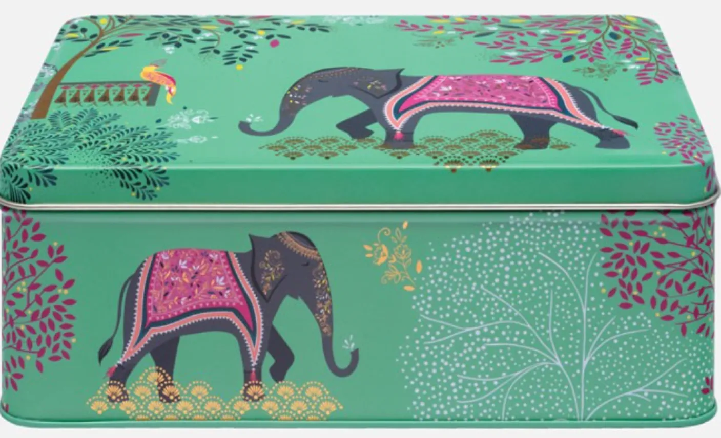 Elephant Oasis Deep Rectangular Tin