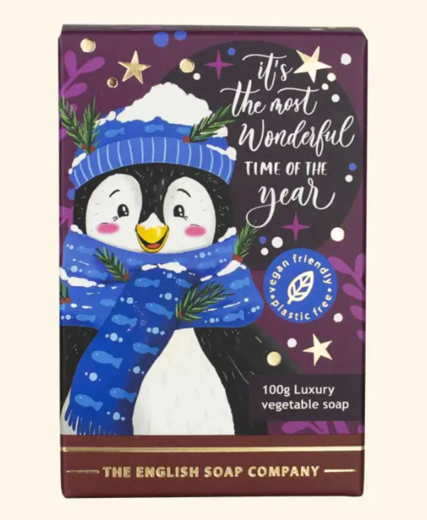 Christmas Penguin Mini Soap - 100g