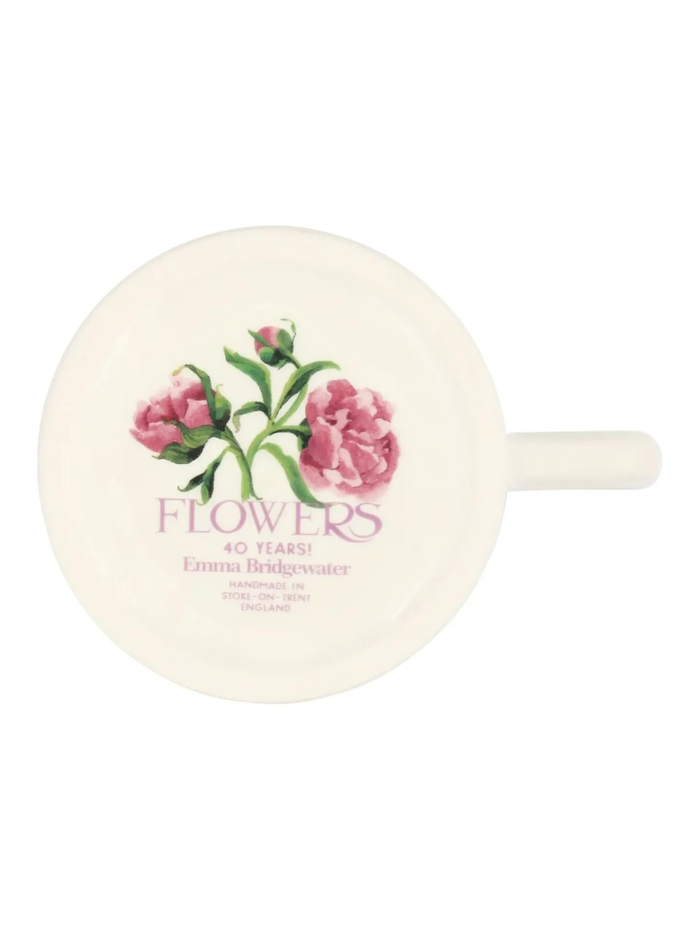 Pink Peony 1/2 Pint Mug