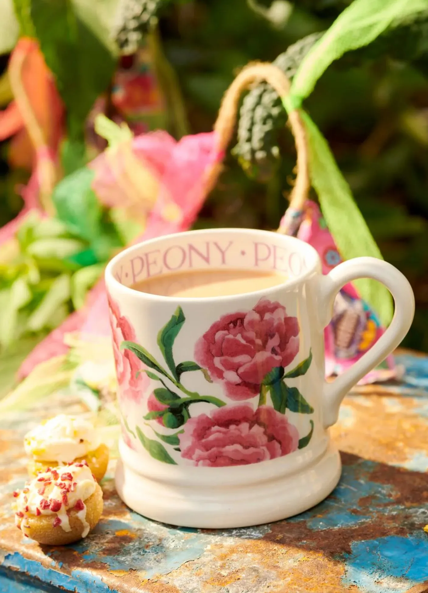 Pink Peony 1/2 Pint Mug