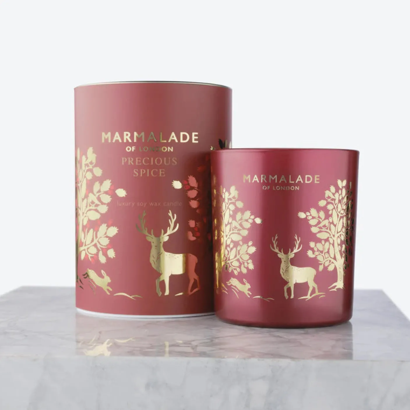 Precious Spice Large Glass Candle 2024