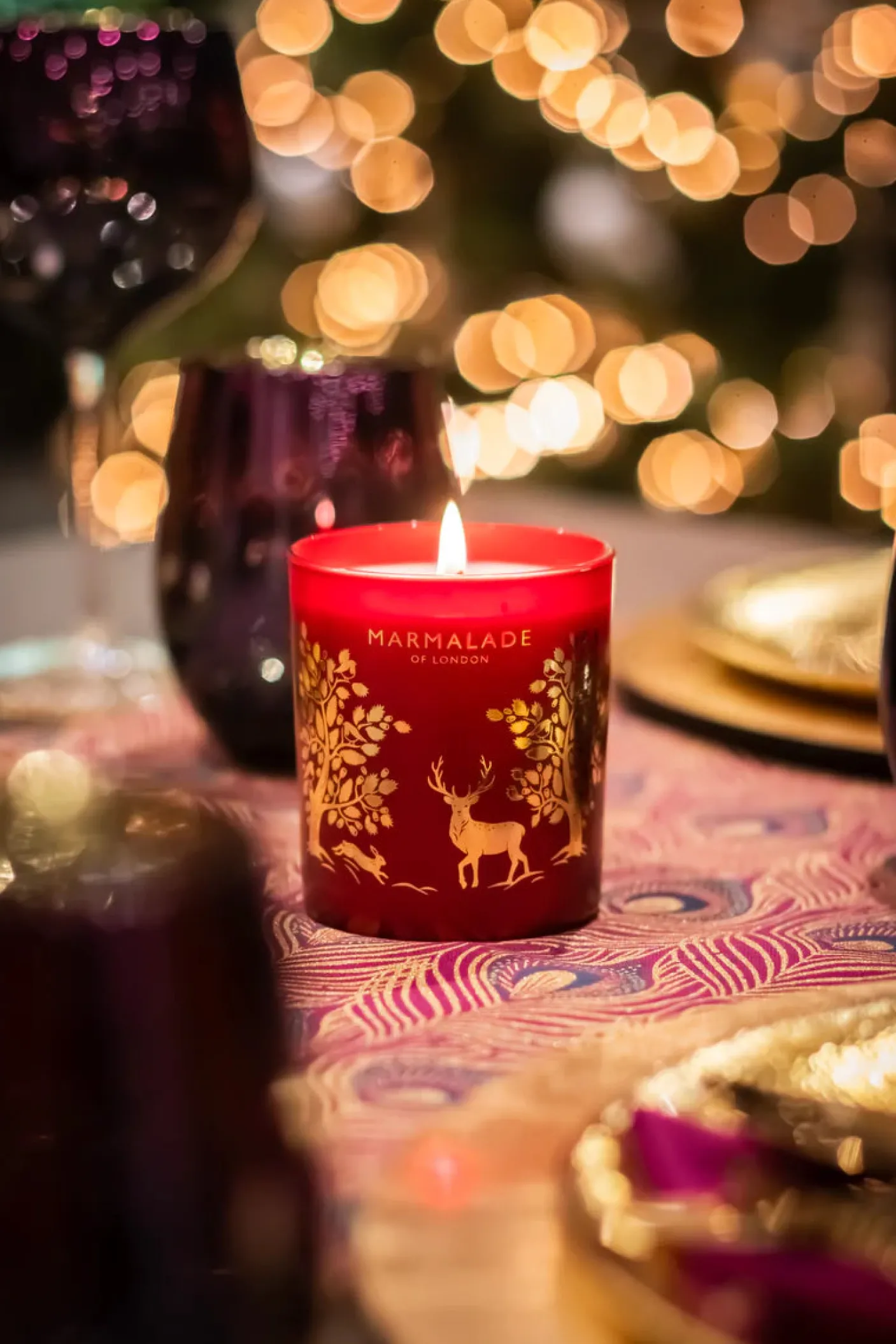 Precious Spice Large Glass Candle 2024