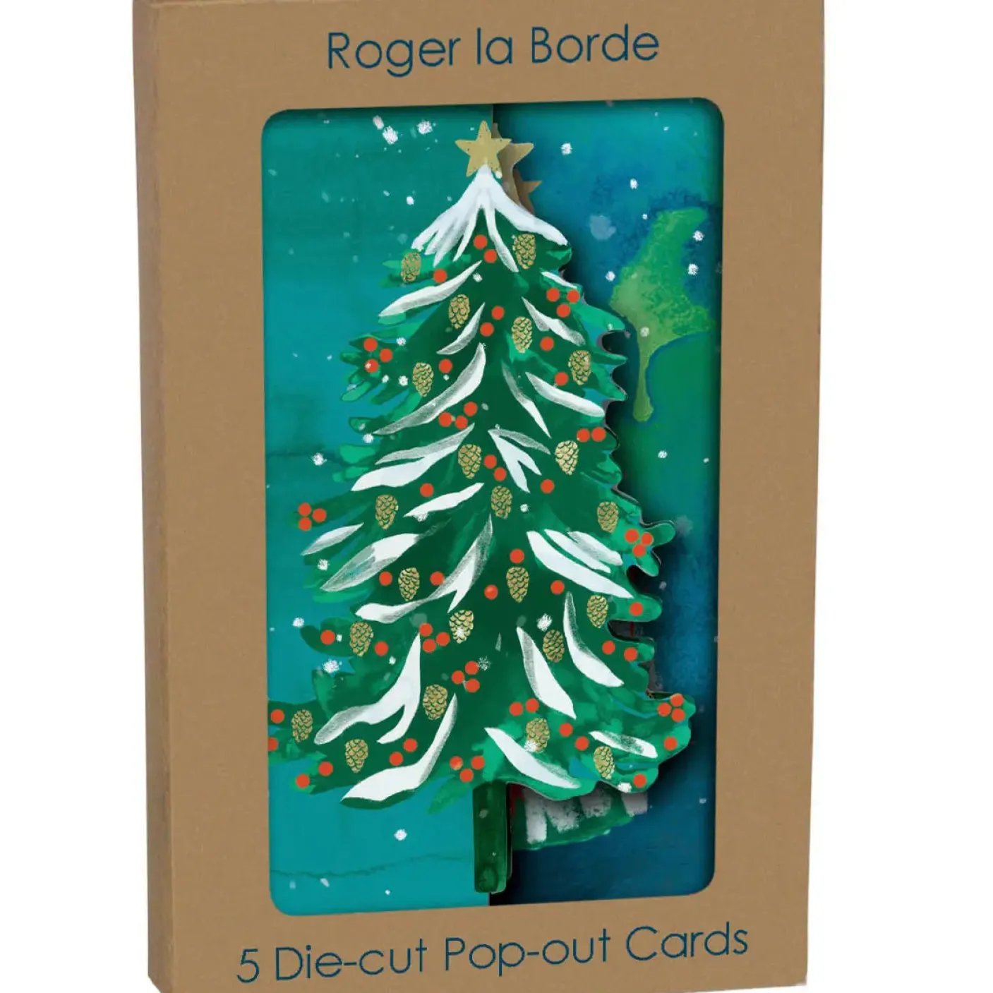 Wild Winter Forest Tri-fold Card Pack