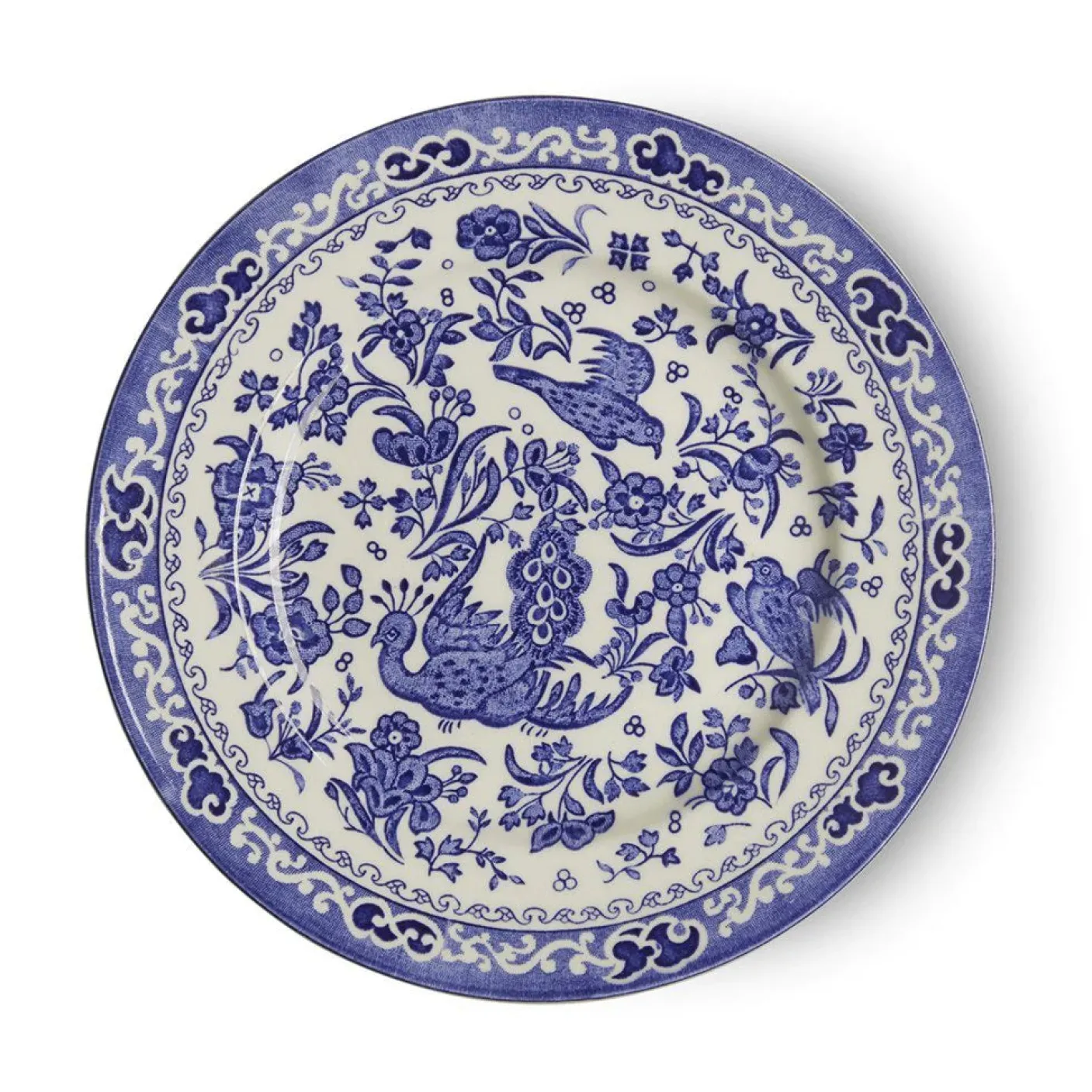 Blue Regal Peacock Plate 7 in