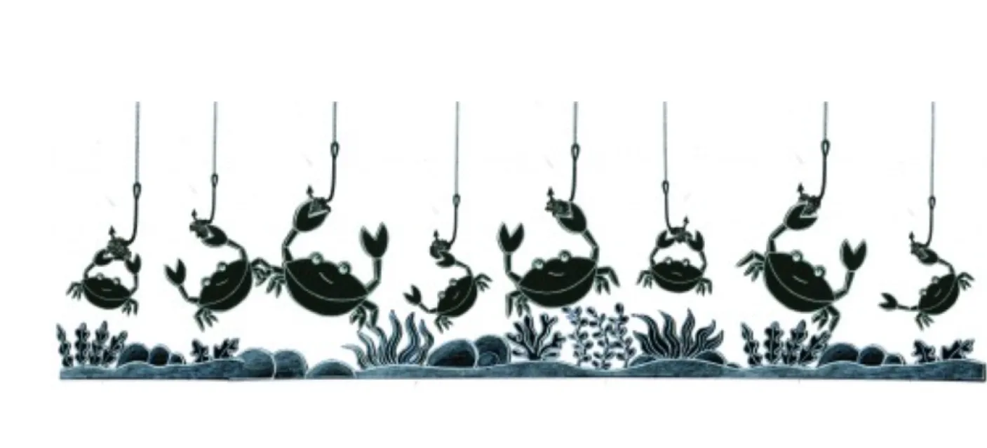 Crabbing Mug by Moorland Pottery