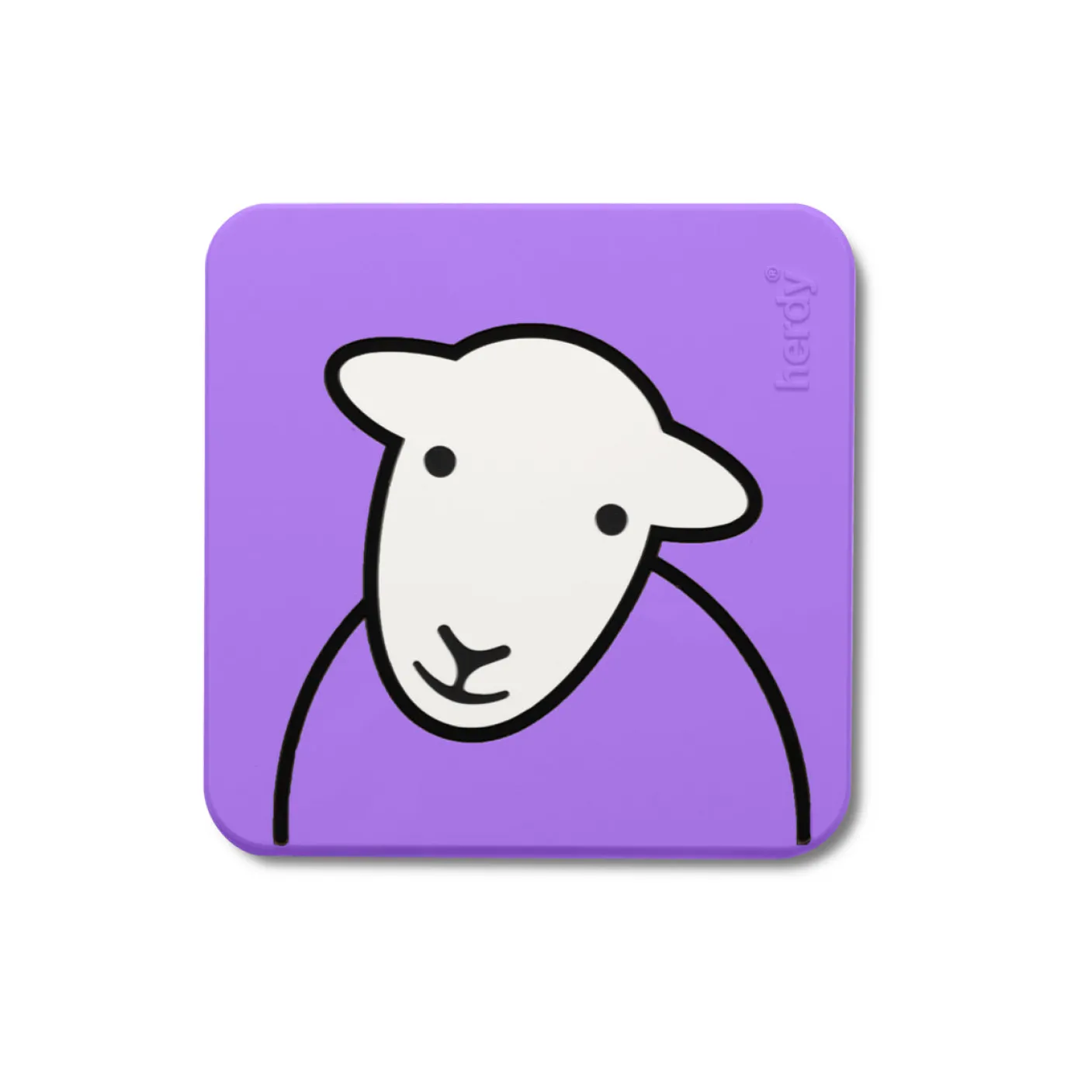 Herdy Hello PVC Coaster