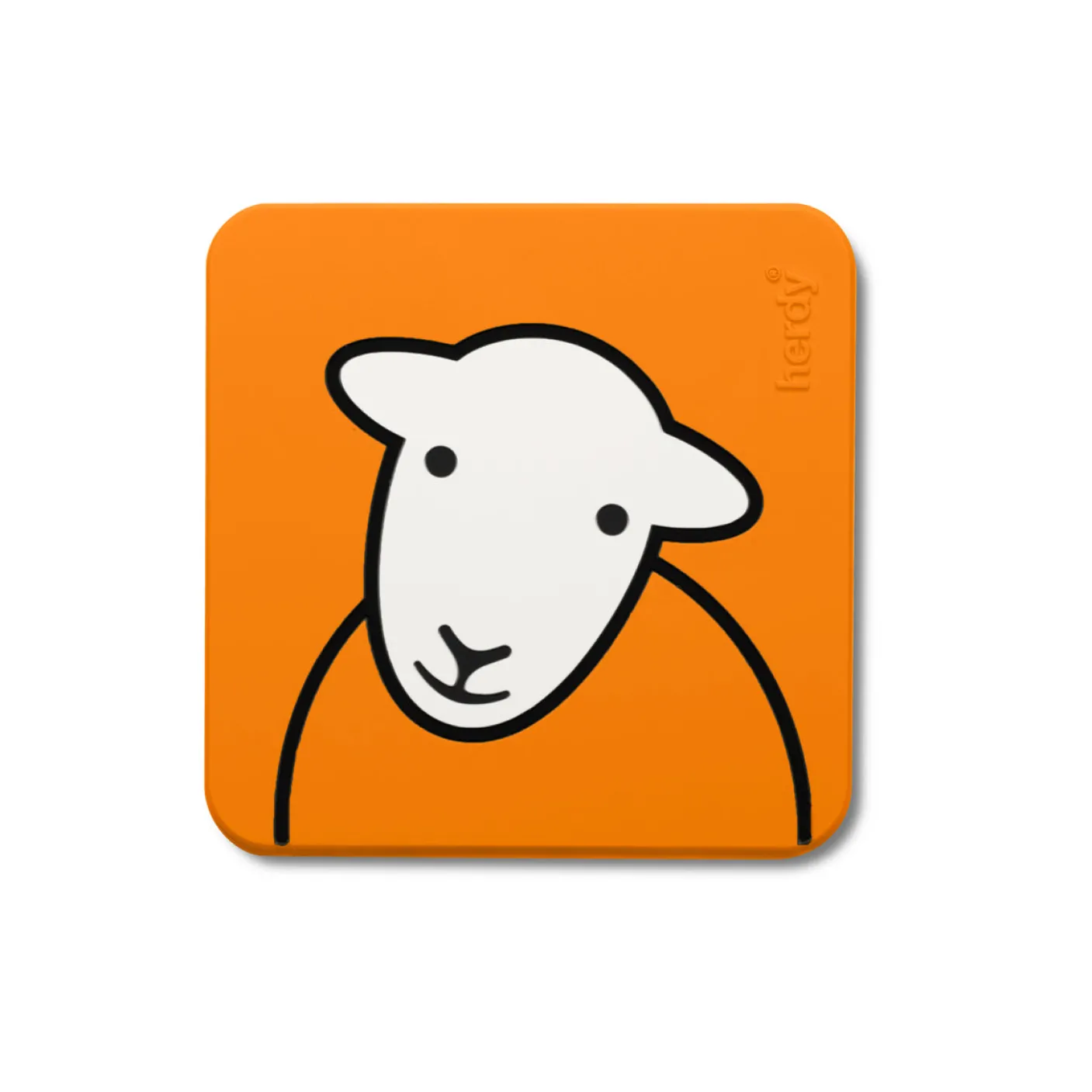 Herdy Hello PVC Coaster