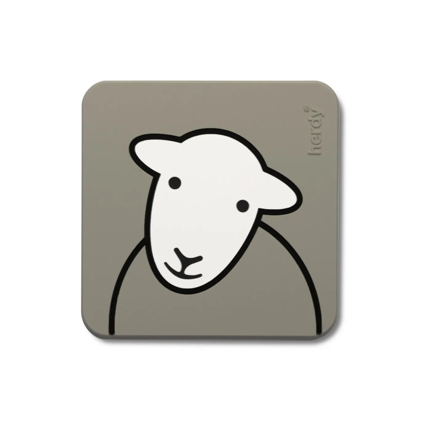 Herdy Hello PVC Coaster