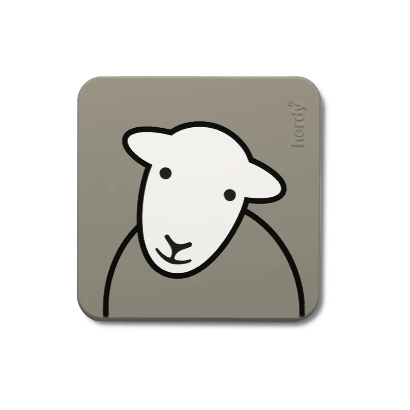 Herdy Hello PVC Coaster