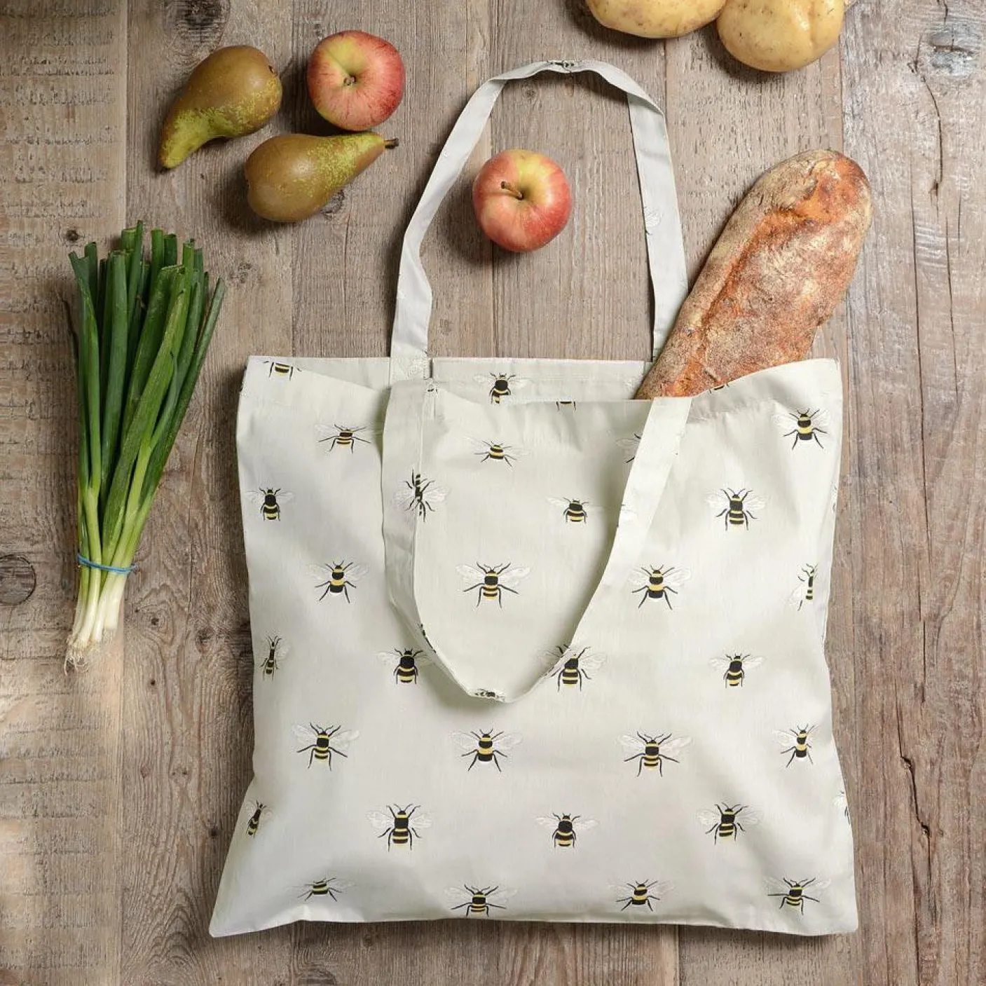 Bees Folding Shopping Bag