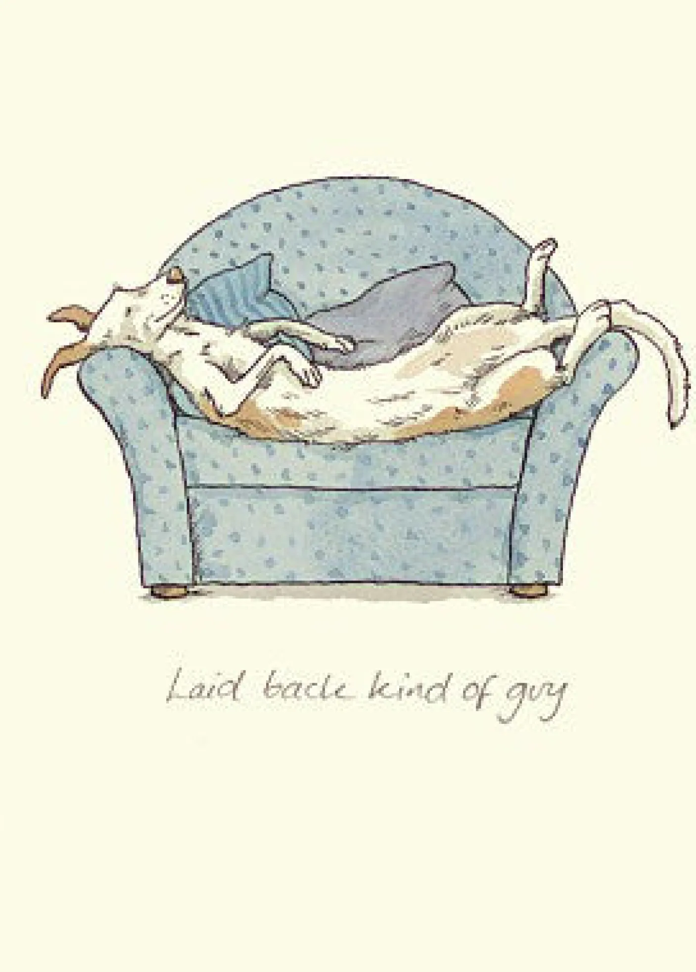 Laid Back Kind of Guy Greetings Card