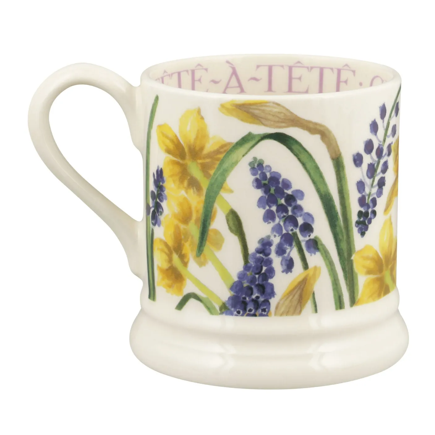 Tete-A-Tete & Grape Hyacinth 1/2 Pint Mug