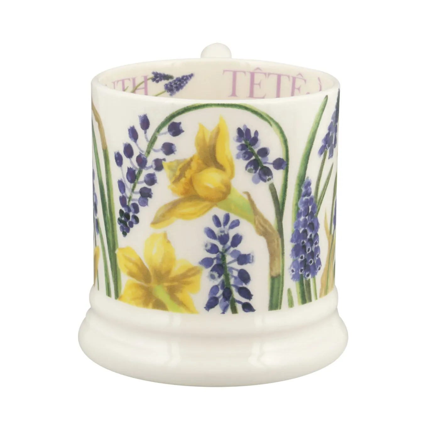 Tete-A-Tete & Grape Hyacinth 1/2 Pint Mug