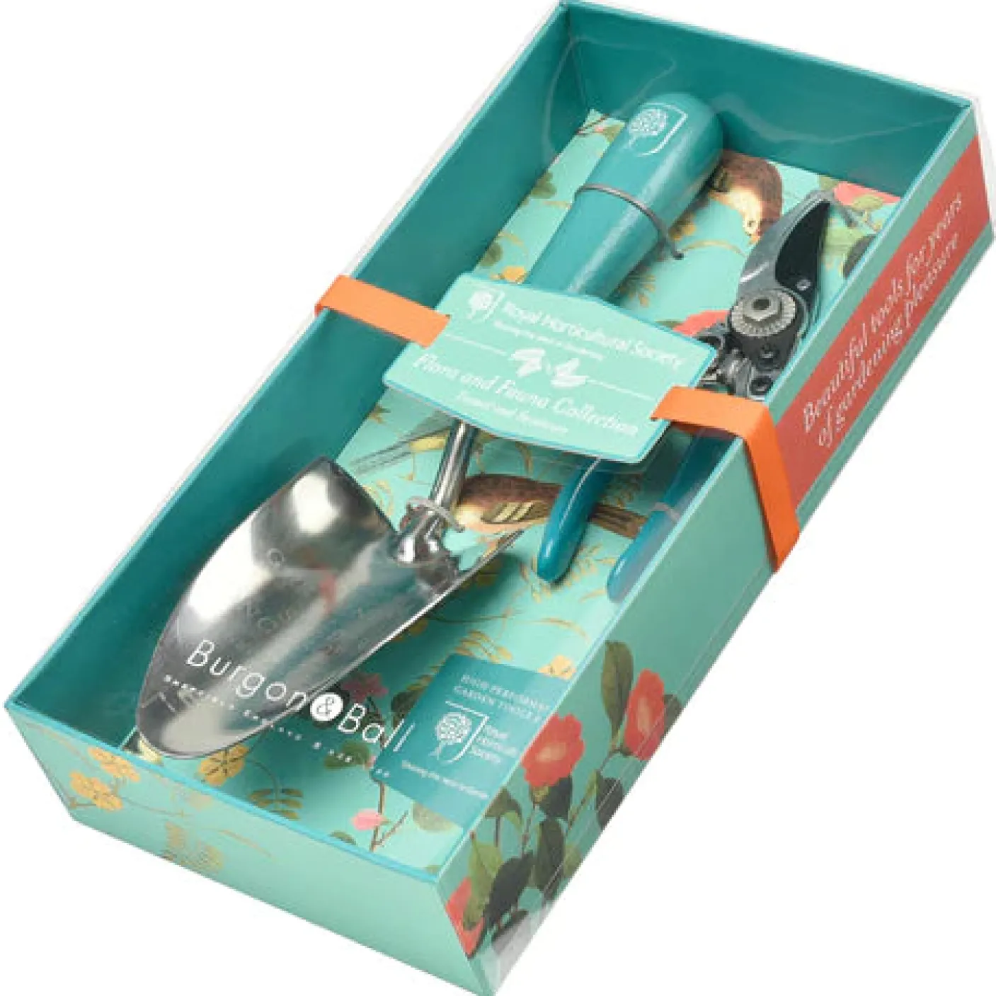 RHS Flora and Fauna Trowel and Secateurs Gift Box