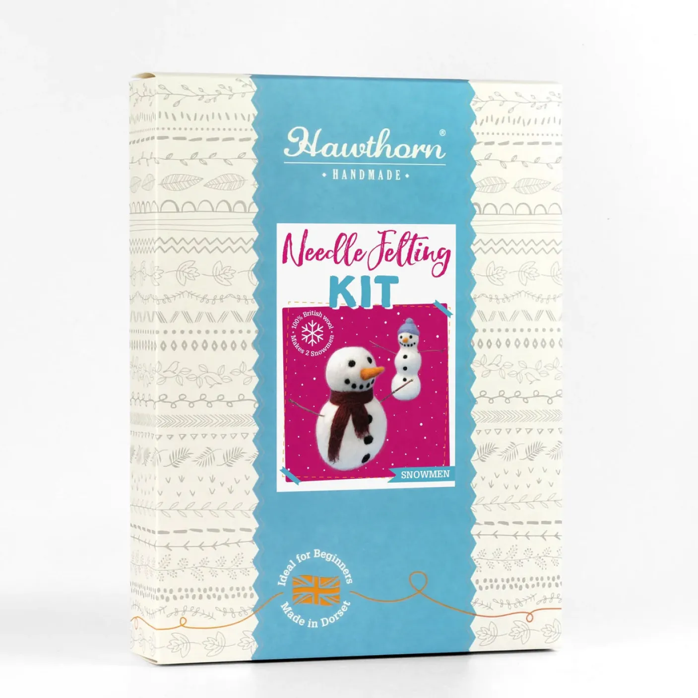 Snowmen Needle Felting Kit