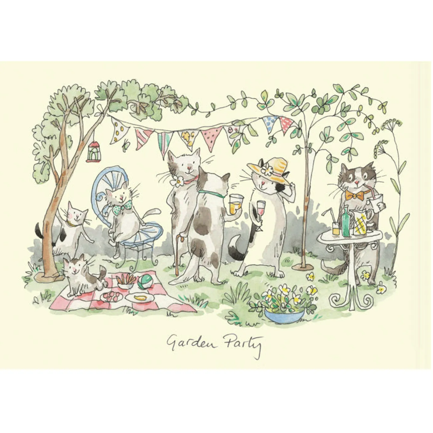 Garden Party Greetings Card