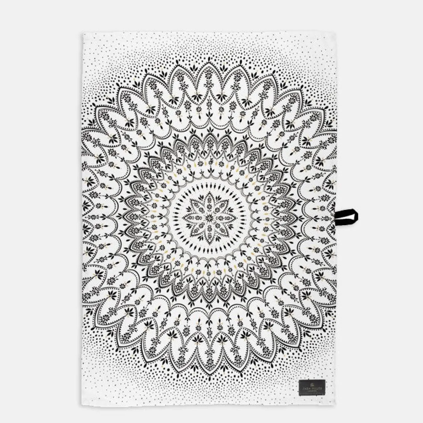 Sara Miller Artisanne Noir Tea Towel