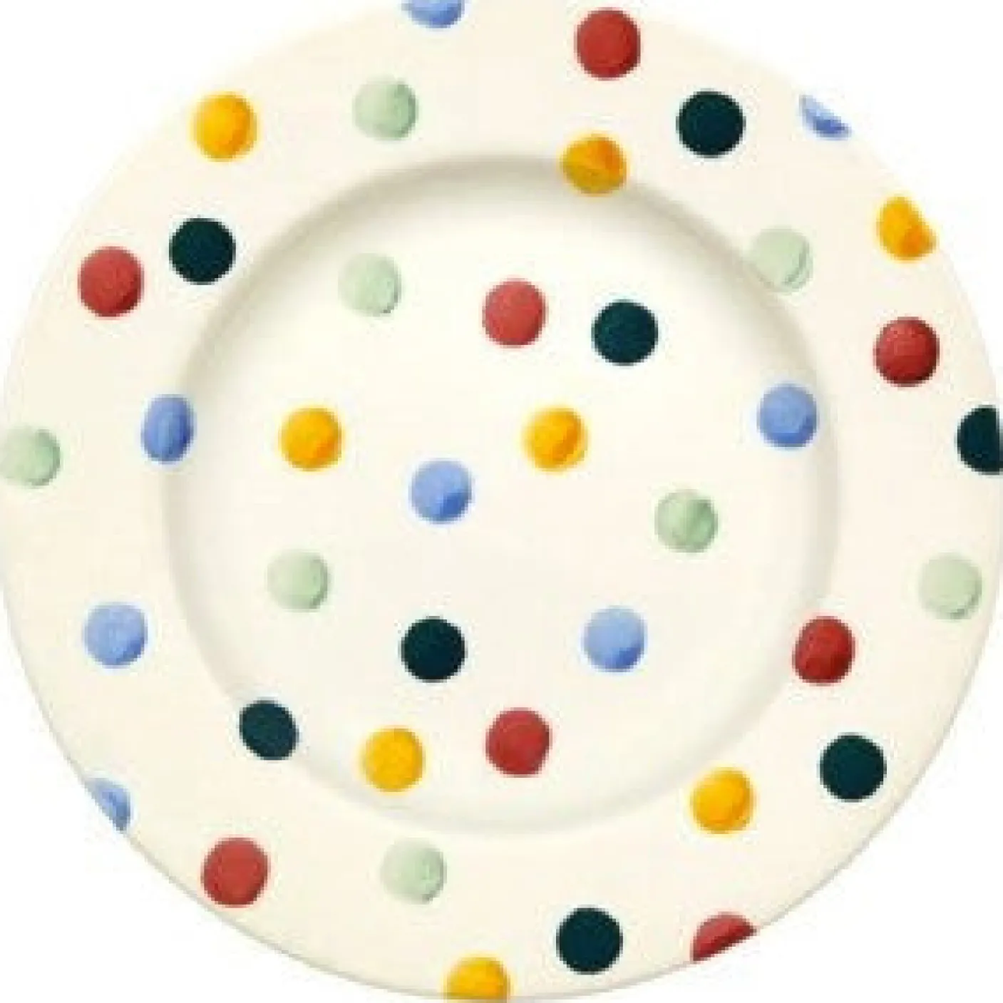 Polka Dot 8 1/2" Plate