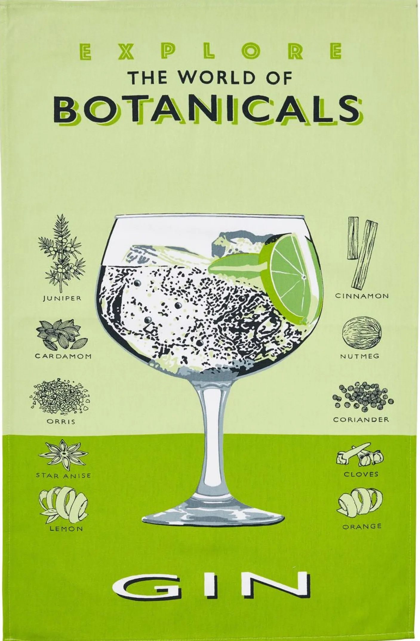 Gin Tea Towel