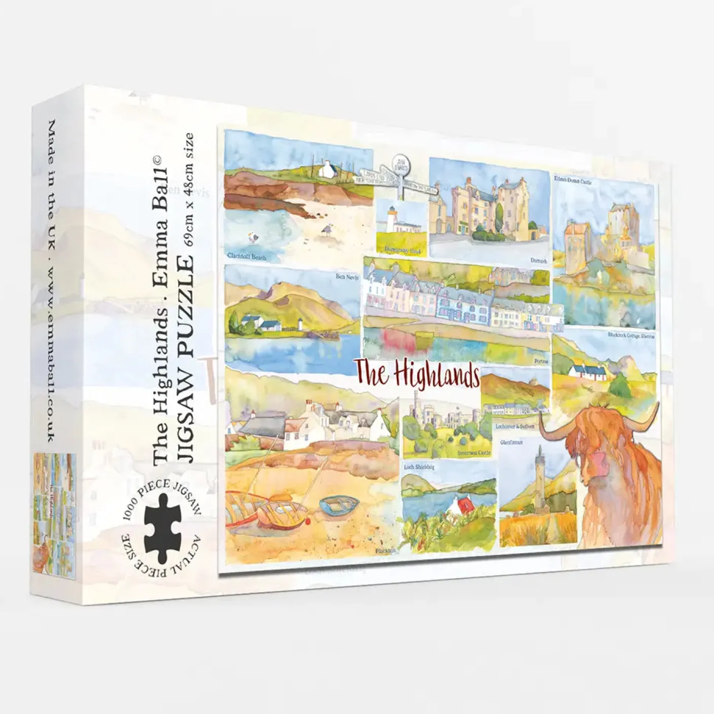 The Highlands 1000 Piece Jigsaw Puzzle by Emma Ball