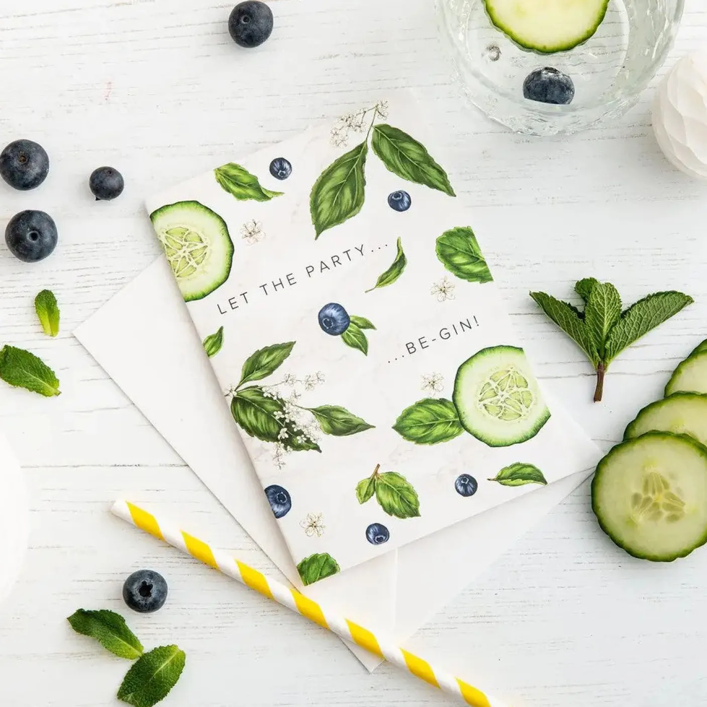 Botanical Party - Gin -  card