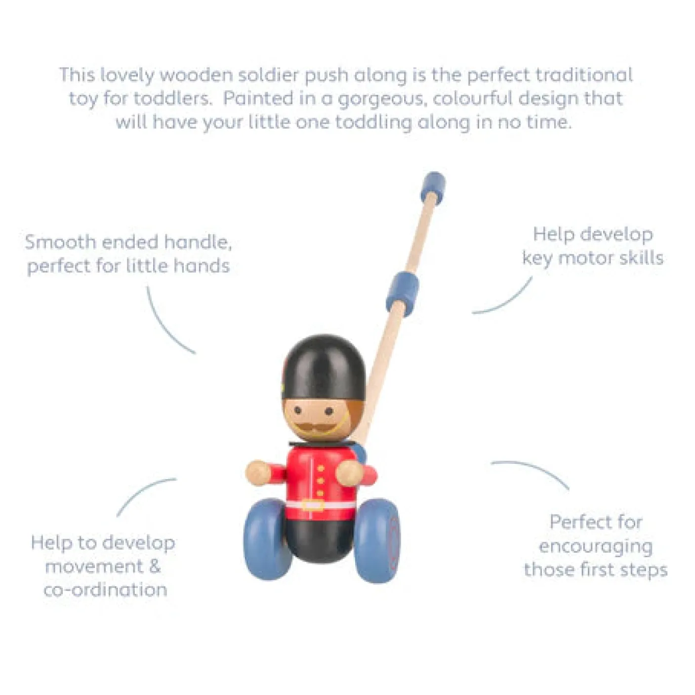 London Soldier Push Along (Boxed)