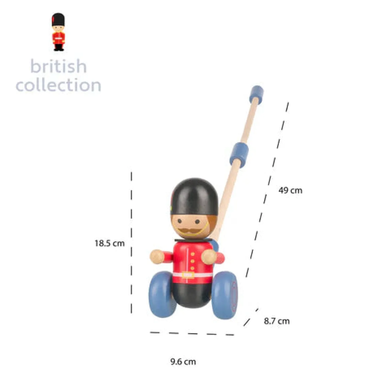 London Soldier Push Along (Boxed)