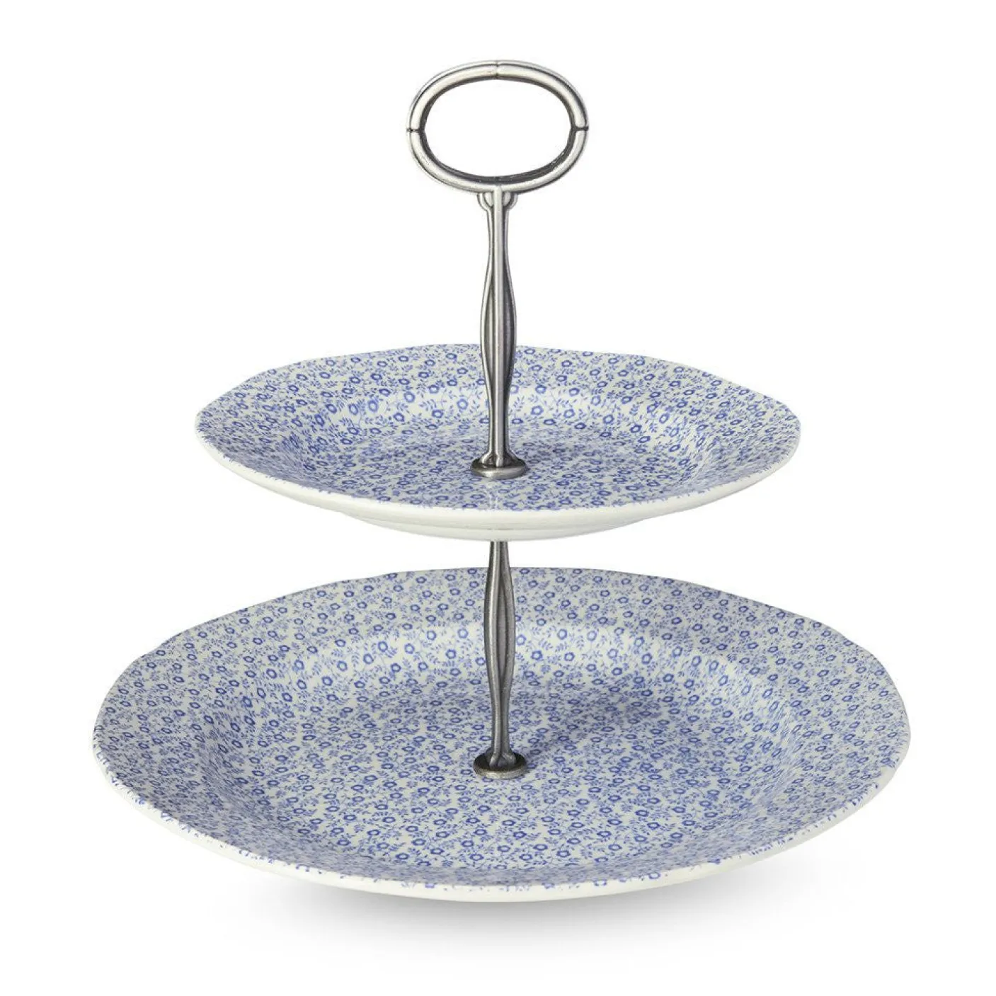 Blue Felicity 2 Tier Cake Stand