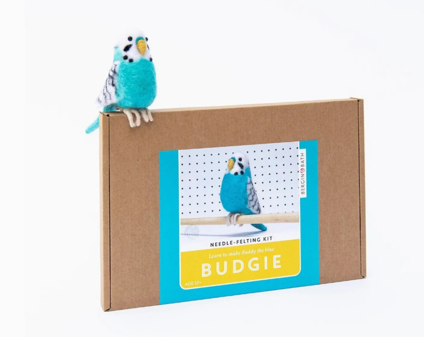 Buddy the Blue Budgie Needle Felting Kit