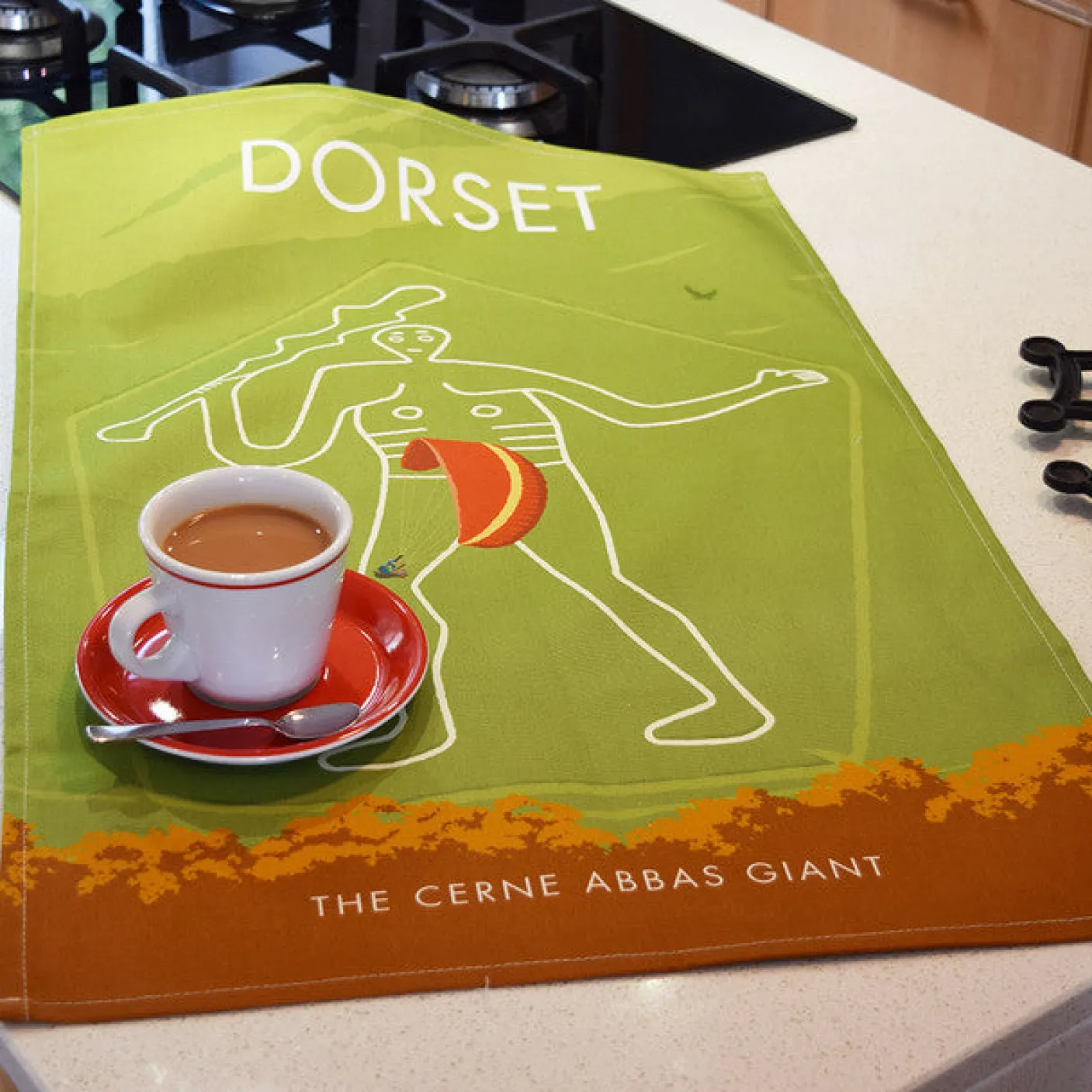 Dorset - The Cerne Abbas Giant Tea Towel