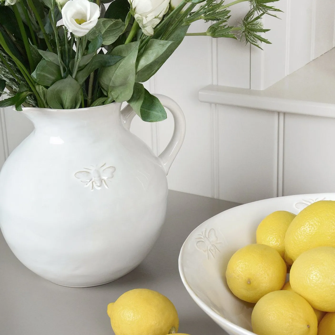 Bees Stoneware Display Bowl