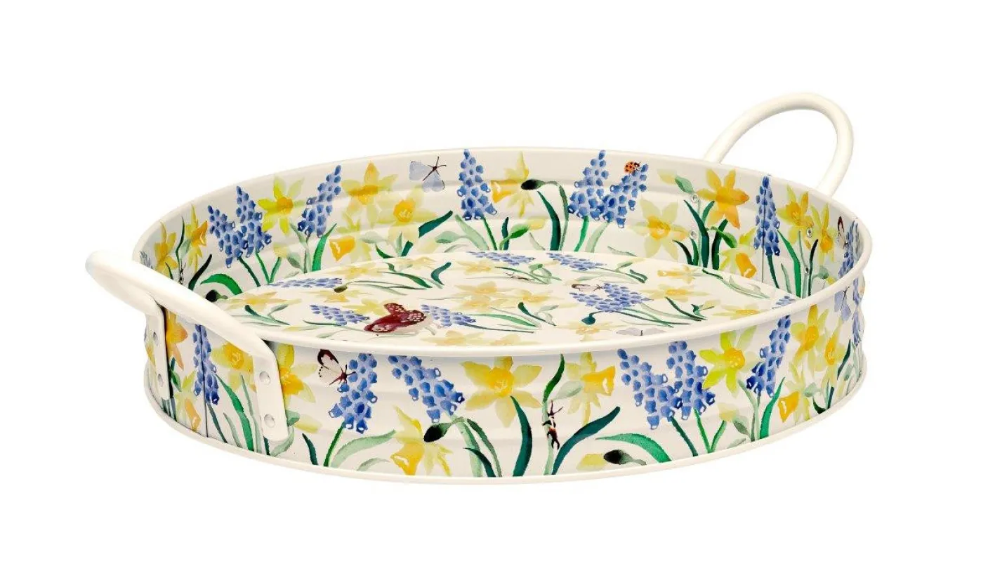 Little Daffodils Large Handled Tray