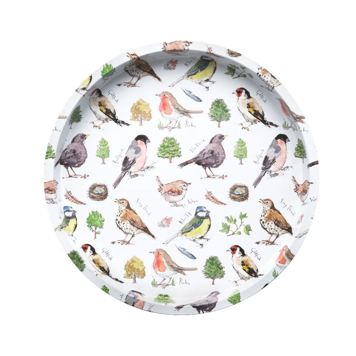 Madeleine Floyd Bird Song Deepwell Tin Tray