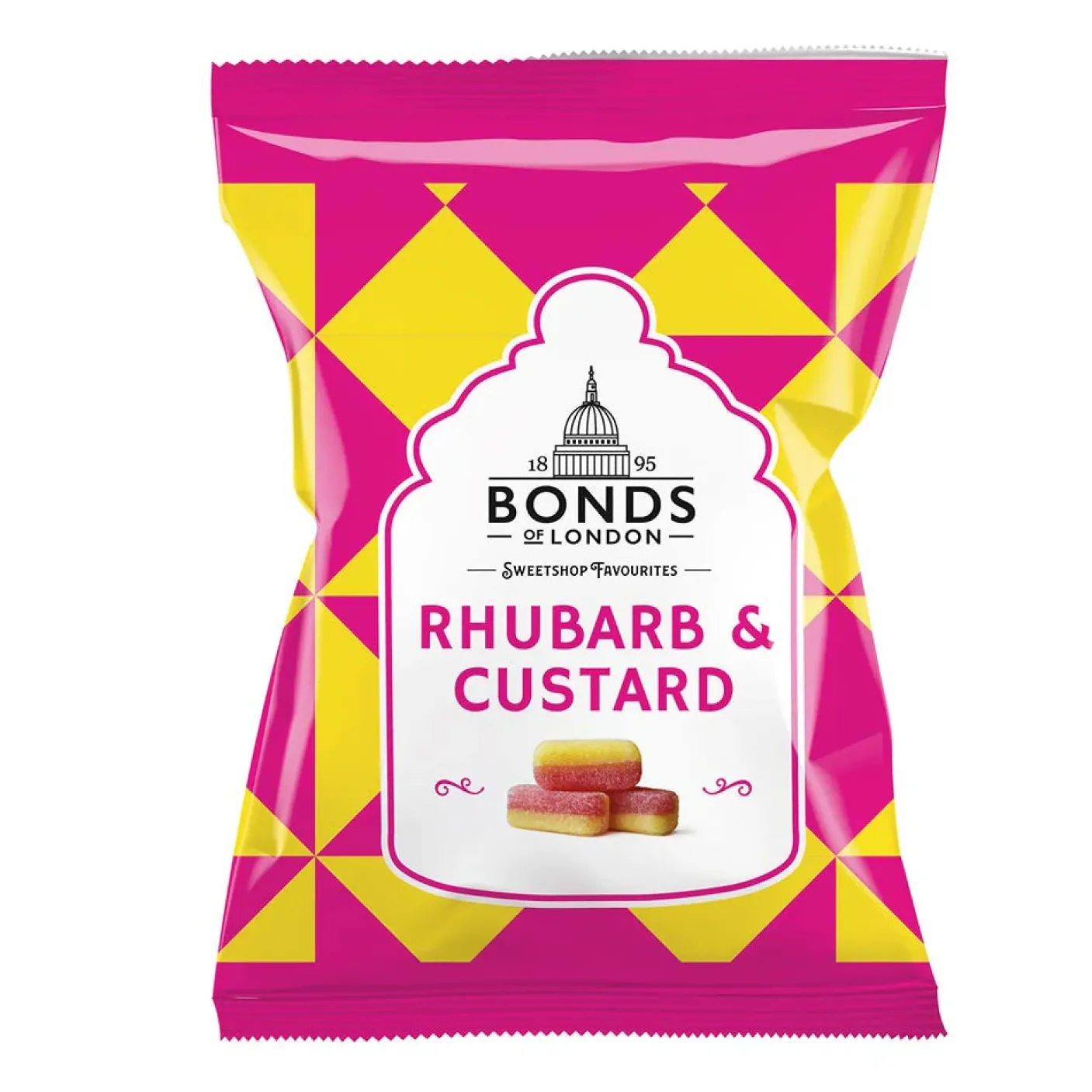 Rhubarb and Custard Boiled Sweets by Bonds of London