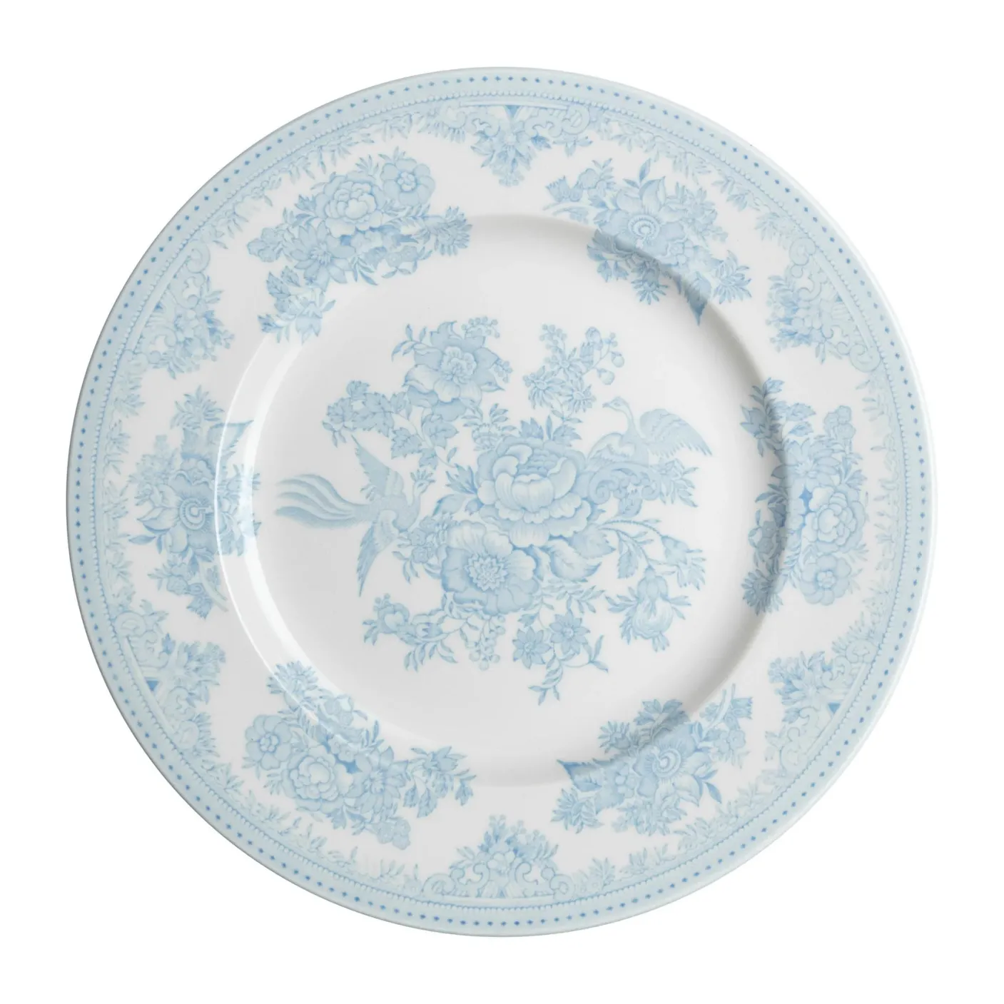 Blue Asiatic Pheasant Dinner Plate 10 in.
