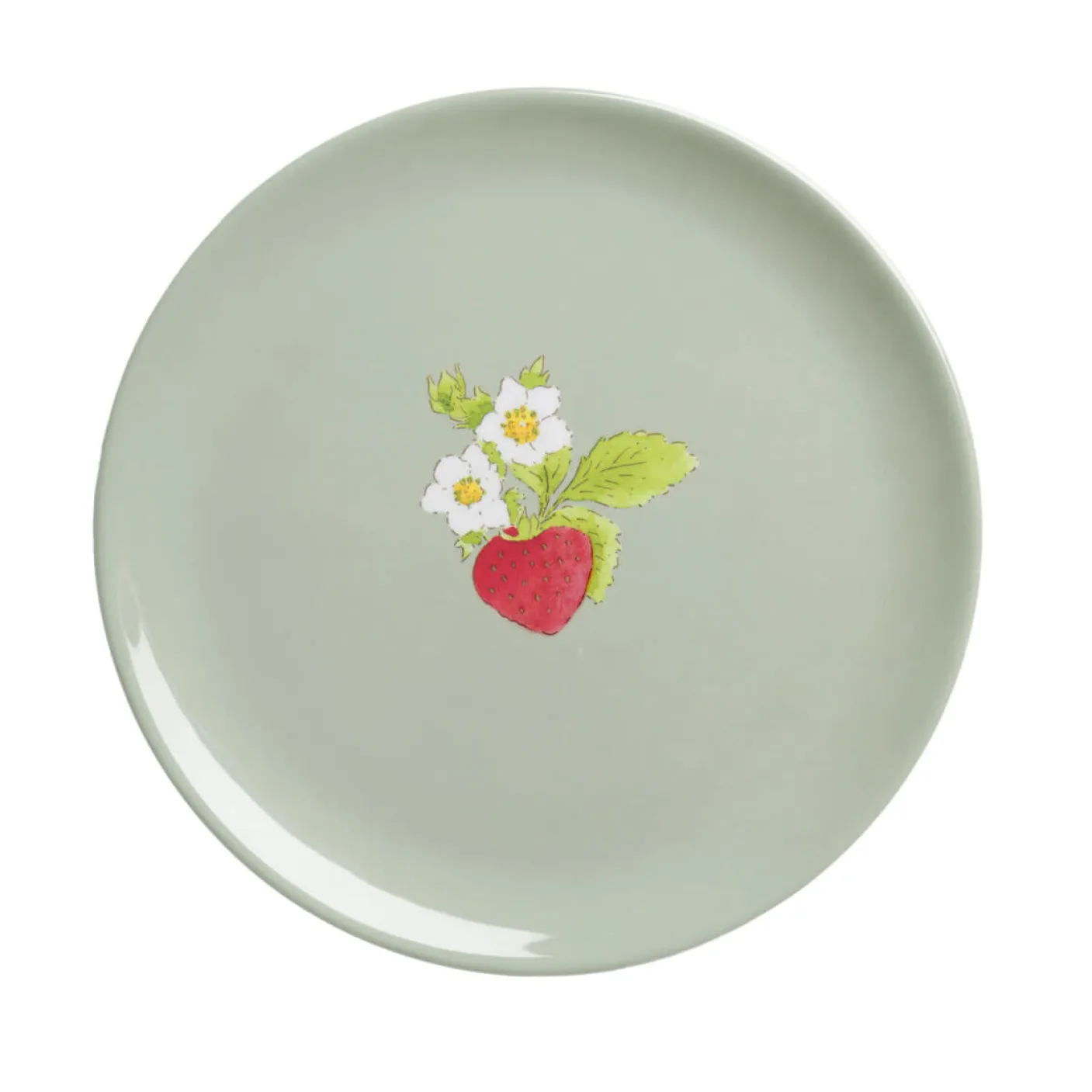 Strawberries Melamine Side Plate
